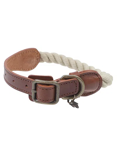 Poldo Dog Couture Bonfire Collar In Sand