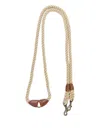 Poldo Dog Couture Bonfire Leash In Neutral
