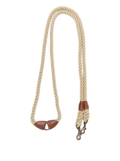 Poldo Dog Couture Bonfire Leash In Neutral
