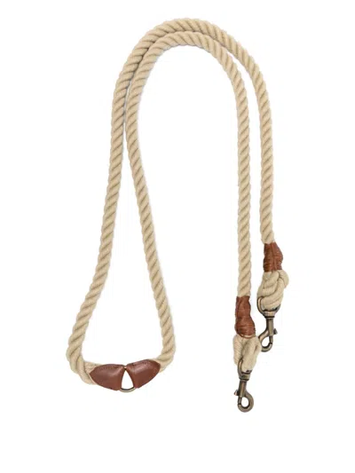 Poldo Dog Couture Bonfire Leash In Neutral