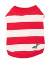Poldo Dog Couture Cotton T-shirt In Red