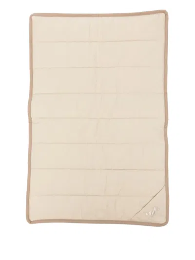 Poldo Dog Couture Embroidered-logo Pet Bed In Neutral