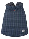 Poldo Dog Couture Lake Trail - Double Face Dog Coat In Blue