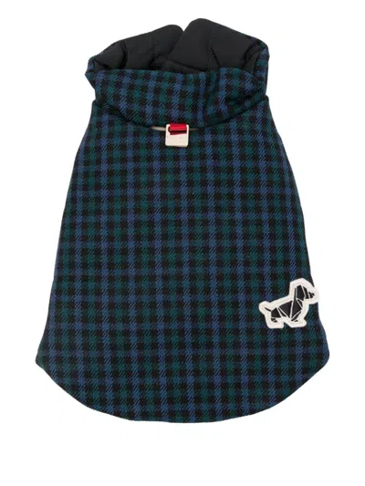 Poldo Dog Couture Lake Trail - Double Face Dog Coat In Blue