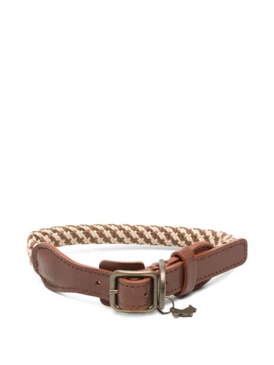 Poldo Dog Couture Leash Collar In Sand