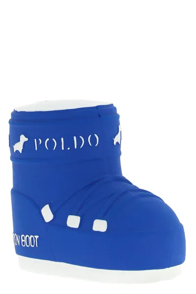 Poldo Dog Couture Poldo X Moonboot Gioco Sonoro 'squeaky' In Blue