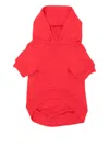 Poldo Dog Couture Pop Fleece - Cotton Hoodie In Red