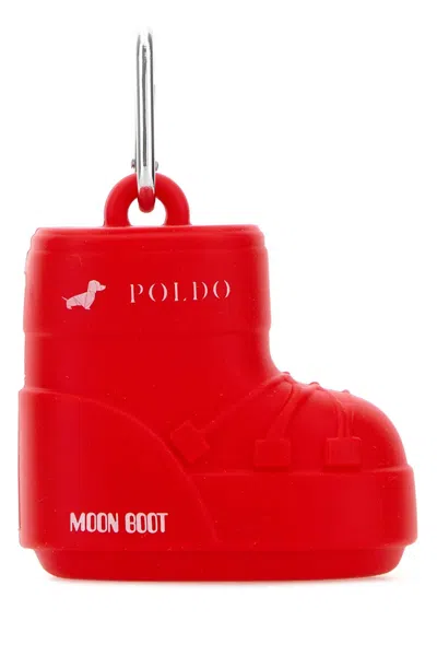Poldo Dog Couture Dog Bag Dispenser X Moonboot In Multi