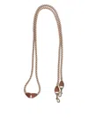 Poldo Dog Couture Timber Braided Leather Dog Leash In Sand