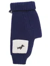 Poldo Dog Couture Wool Dog Sweater In Blue