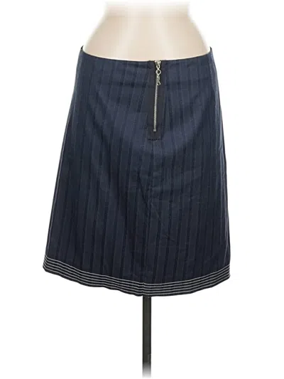 Pre-owned Poleci Casual Skirt In Blue