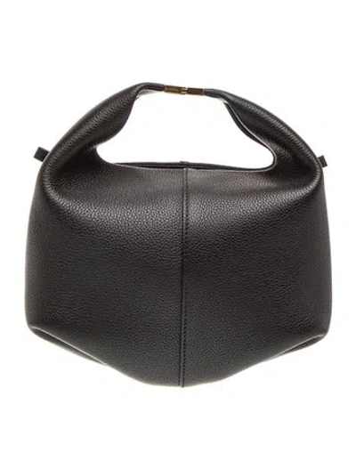 Pre-owned Polene Leather Beri In Black