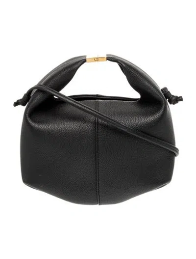 Pre-owned Polene Leather Beri In Black