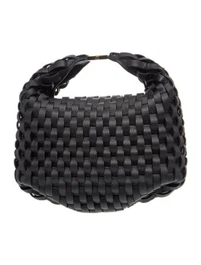 Pre-owned Polene Leather Beri In Black
