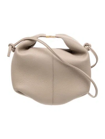 Pre-owned Polene Leather Beri In Neutral
