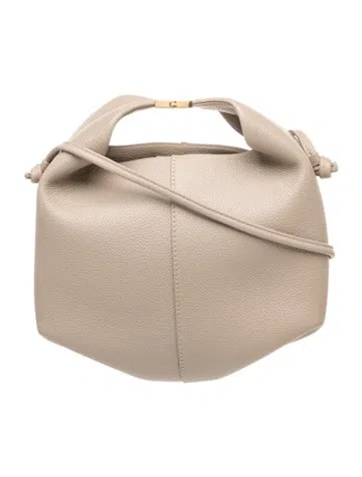 Pre-owned Polene Leather Beri In Neutrals