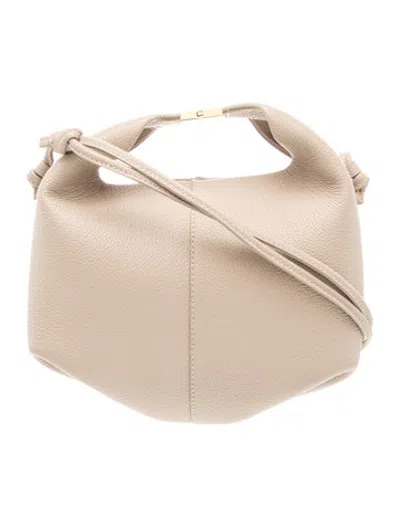 Pre-owned Polene Leather Beri In Neutrals