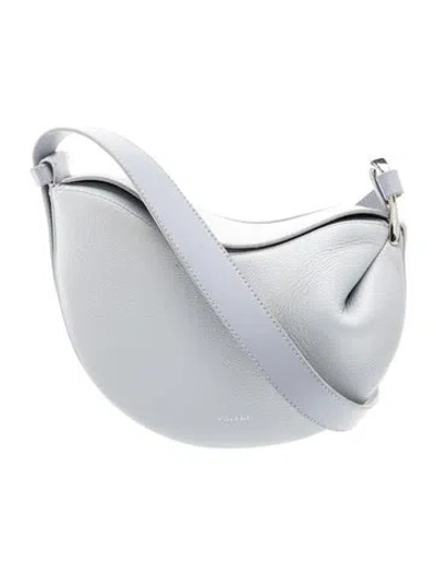 Pre-owned Polene Leather Bucket Bag In Blue