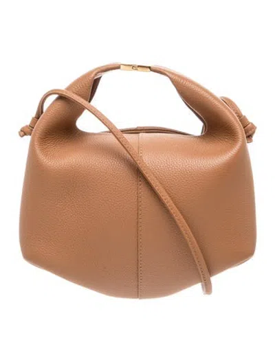Pre-owned Polene Leather Crossbody Bag In Brown