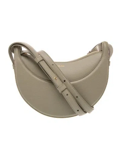 Pre-owned Polene Leather Crossbody Bag In Green