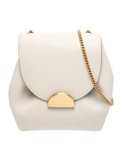 Pre-owned Polene Leather Crossbody Bag In Neutral