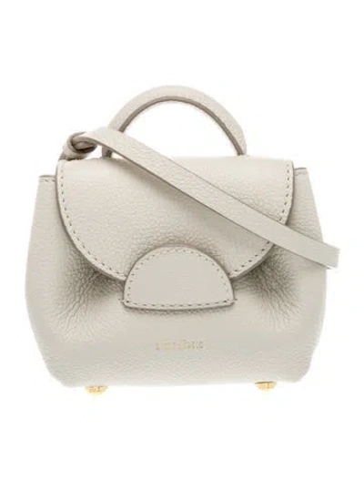 Pre-owned Polene Leather Crossbody Bag In Neutral