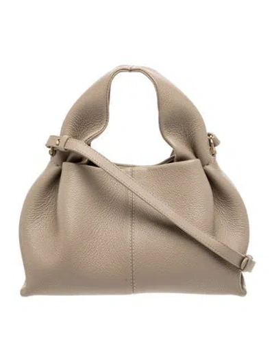 Pre-owned Polene Leather Crossbody Bag In Neutrals