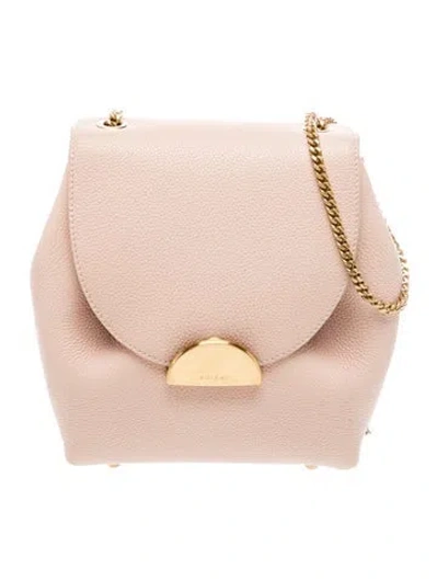 Pre-owned Polene Leather Crossbody Bag In Pink