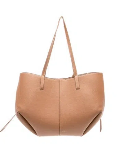 Pre-owned Polene Leather Cyme In Brown