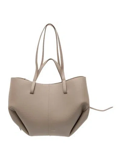 Pre-owned Polene Leather Cyme In Neutral