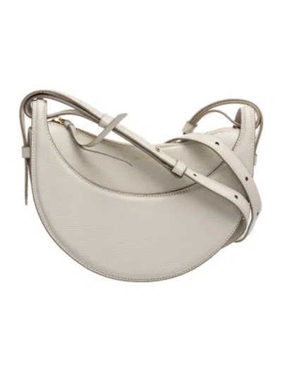 Pre-owned Polene Leather Dix In White
