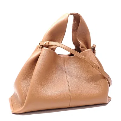 Pre-owned Polene Polène Leather Handbag () In Brown