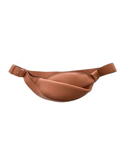 Pre-owned Polene Leather Leather Neyu In Brown