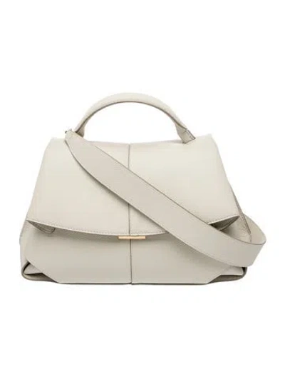 Pre-owned Polene Leather Mokki Mini In Neutral