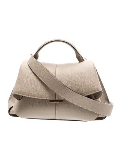 Pre-owned Polene Leather Mokki Mini In Neutrals
