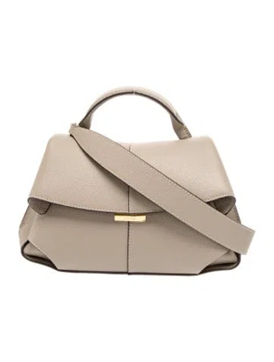 Pre-owned Polene Leather Mokki Mini W/ Tags In Neutrals
