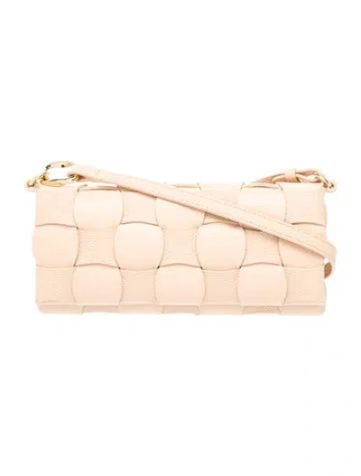 Pre-owned Polene Leather Neiti Duo Small In Neutrals