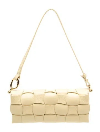 Pre-owned Polene Leather Neiti In Yellow