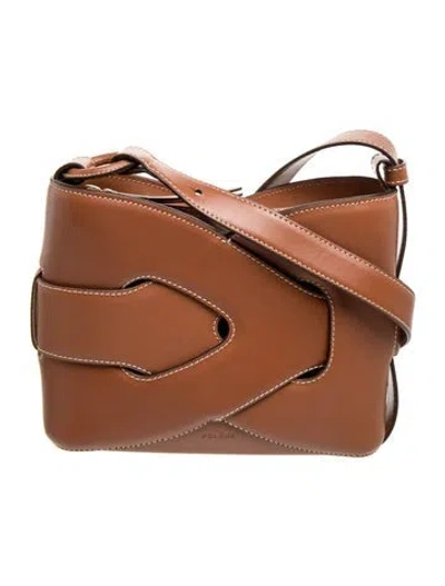 Pre-owned Polene Leather Nodde In Brown