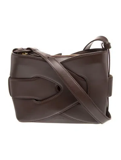 Pre-owned Polene Leather Nodde In Grey