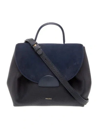 Pre-owned Polene Leather Numer Un In Blue