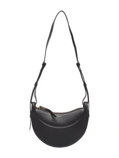 Pre-owned Polene Leather Numero Dix In Black