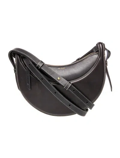 Pre-owned Polene Leather Numero Dix” In Black