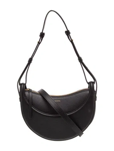 Pre-owned Polene Leather Numero Dix In Black