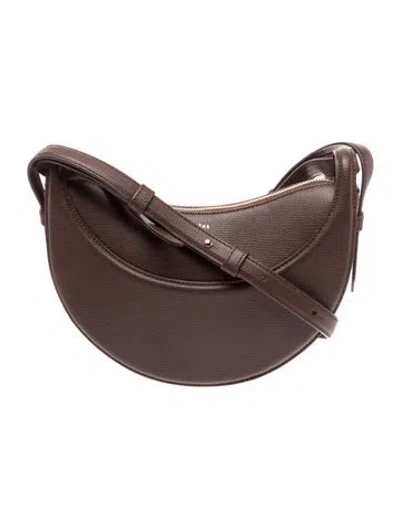 Pre-owned Polene Leather Numero Dix In Brown