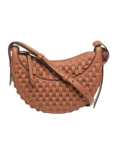 Pre-owned Polene Leather Numero Dix In Brown