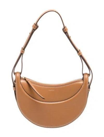 Pre-owned Polene Leather Numero Dix In Brown