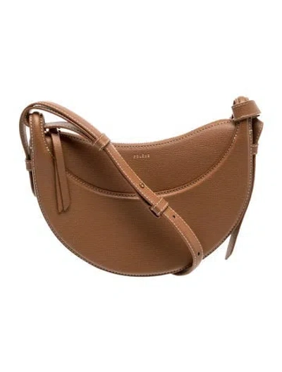 Pre-owned Polene Leather Numero Dix In Brown