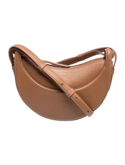 Pre-owned Polene Leather Numero Dix In Brown