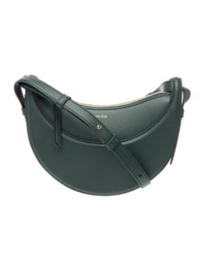 Pre-owned Polene Leather Numero Dix In Green